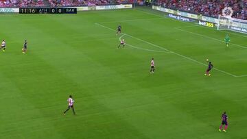 Ter Stegen: error grosero y gran tapada en la misma jugada