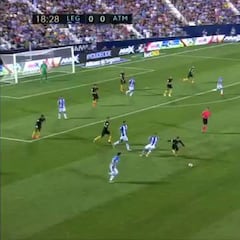 Griezmann es magia: túnel y autopase con 2 toquecitos