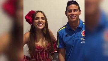 James recupera la sonrisa con la 'reina' de Barranquilla