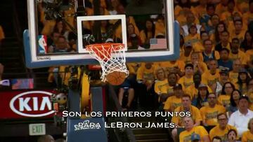 Para disfrutar: LeBron James, desde dentro en los Playoffs