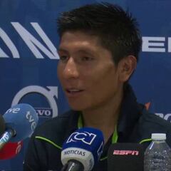 Nairo: "Seguimos de cerca a Contador por si sorprendía"