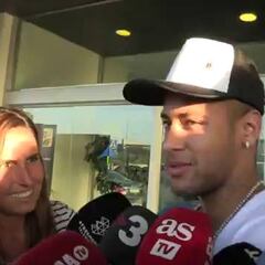 Neymar, ya en Barcelona: "Me veo jugando el sábado"