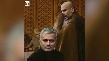 Mou 'envenena' a Guardiola: el montaje que revienta las redes