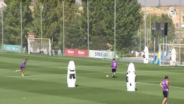 El Madrid presume de este gol de Benzema en la sesión