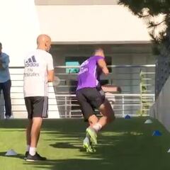 Homenaje del Real Madrid a Cristiano por su recuperación