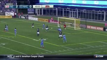 Pirlo asiste a Lampard en la derrota ante el NE Revolution