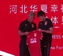 Así fue la presentación oficial de Pellegrini en el Hebei