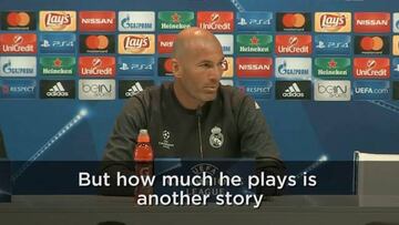 Zidane: "The idea is that Cristiano plays for 90 minutes"