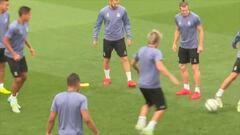 ¿Delatan estas imágenes a un Coentrao pasado de peso?