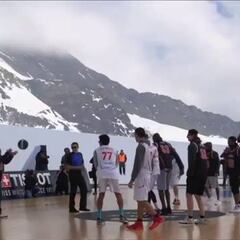 Tony Parker bajo cero: el juego en los Alpes