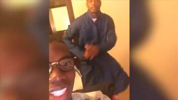 Pogba's shenanigans with best mate Evra