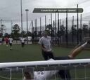 Andy Murray se divierte jugando fútbol