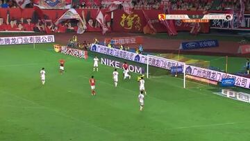 Jackson Martínez se recuentra con el gol en China