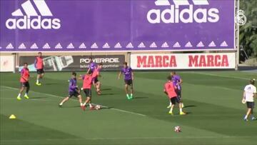 Tekkers! Marco Asensio scores with outrageous flick in training