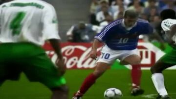 Los mejores goles de falta de Zinedine Zidane
