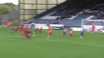 La gran atajada de Lawrence Vigouroux en Inglaterra