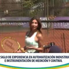 Macarena Venegas incursiona en el tenis y desafía a Andrea Koch