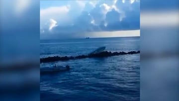 Así quedó la lancha en el fatal accidente de José Fernández