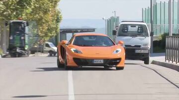 Heads turn as Ronaldo rocks up to training in a McLaren