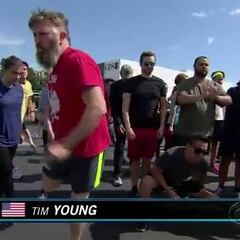 Los 100m más peculiares de Bolt: contra 50... ¡y Owen Wilson!