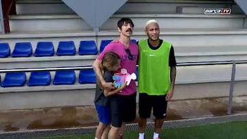 Neymar y el cantante de Red Hot Chili Peppers, tan amigos