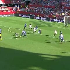 Una absoluta barbaridad: la asistencia de tacón de Ganso