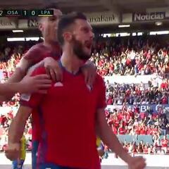 Resumen y goles del Osasuna-Las Palmas de la Liga Santander