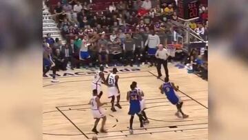 A Curry lo buscan siempre: ¿Triple desde el banquillo?