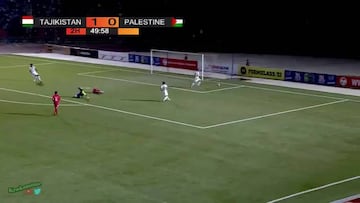Penal a Yashir Pinto y gol de Cantillana con Palestina