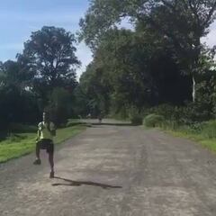 Raúl gets in shape for the NYC marathon