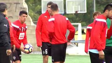 Enrich and Luna return to Eibar training after sex tape scandal