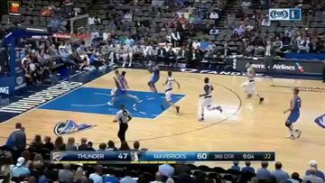 El ridículo mate de Westbrook que él mismo se taponó