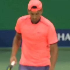 Así se dejó ganar Nick Kyrgios en Shanghai