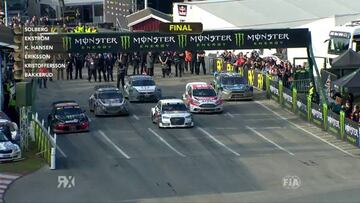 One of the greatest overtakings in the history of Rallycross