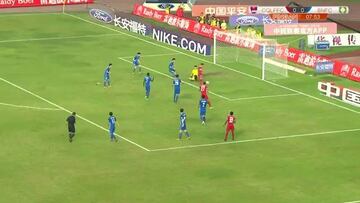 Shocker ! CSL Chongqing Lifan striker misses a sitter