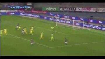 Erick Pulgar anotó en empate del Bologna y Chievo Verona