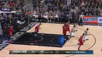 Harden hunde a los Spurs y Pau Gasol vive una pesadilla