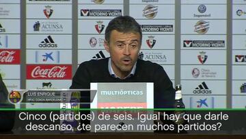 Luis Enrique: "Hemos sido muy superiores, el resultado es justo"