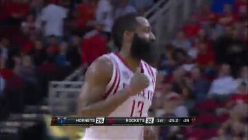 James Harden se acostumbra a hacer historia en la NBA