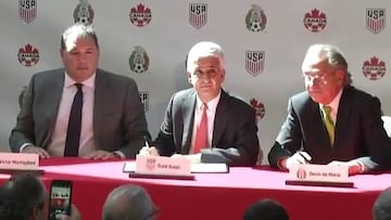 USA, México y Canadá entregan su candidatura a la FIFA