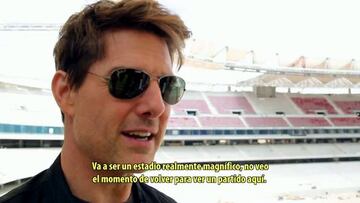 Tom Cruise responde al Atleti: Le encanta el Wanda Metropolitano