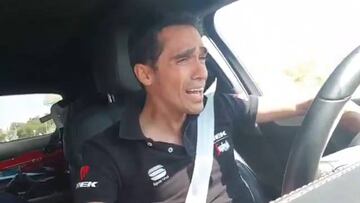 Alberto Contador descubre la trampa de su cante flamenco