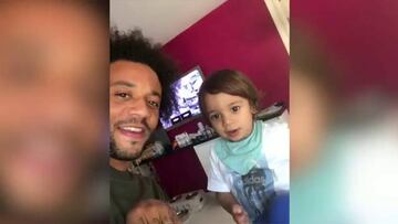 El tierno y divertido beatbox de Marcelo con su hijo Liam