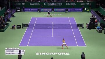 Muguruza vs. Pliskova, choque de reinas por la primera plaza