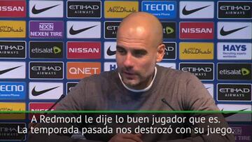 Guardiola se encaró con un rival por haber perdido tiempo