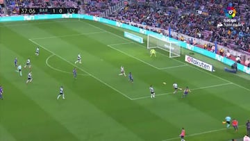 Alba-Sergi Roberto-Messi: 20 asistencias en Liga