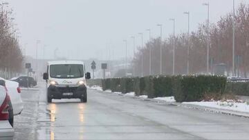 El Real Madrid suspende el entrenamiento por la nieve