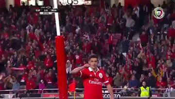 Raúl Jiménez anotó en goleada del Benfica