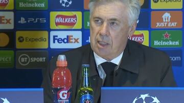 Ancelotti: “Todavía está abierta la eliminatoria ante Chelsea”