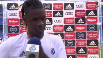 Camavinga se roba el corazón madridista hablando en español